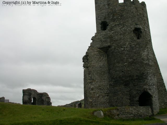 dscn0136.jpg - Die Schlo�-Ruine von Aberystwyth.