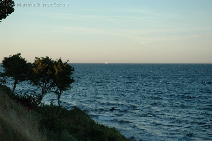 20050818200831.jpg - Blick vom Badestrand auf Meer (Campingplatz "Klausdorfer Strand")